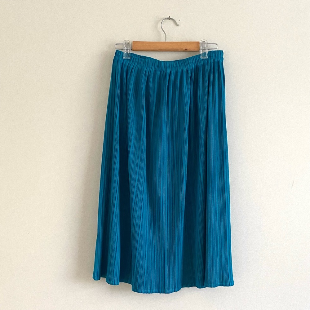 Pleats please Issey miyake teal skirt (size 3)